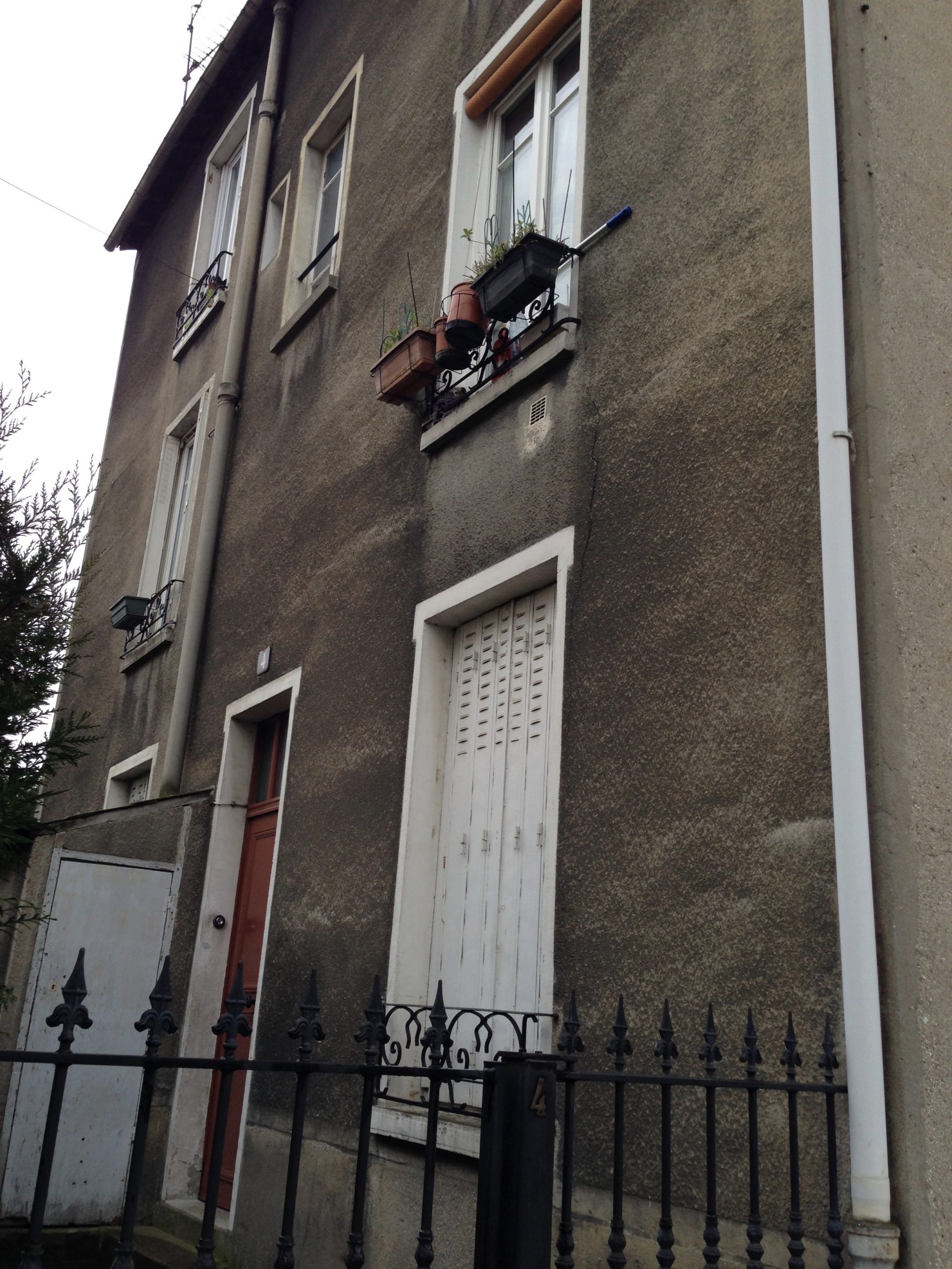 La façade de l'immeuble de mon ancien appartement